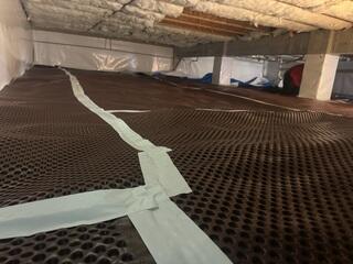 Drainage Matting Installation