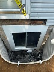 During Egress Window Install