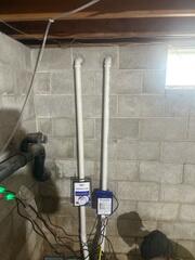 Sump Pump --> Discharge Lines