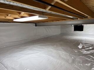 CleanSpace is not just a plastic sheet-it's a 7-layer polyethylene and polyester-cord reinforced material, designed for durability, flexibility, and puncture resistance. That makes it tougher and longer-lasting than traditional liners or moisture barriers.