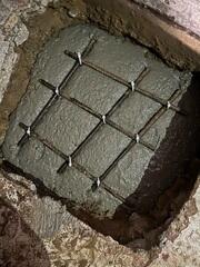 Concrete Footing with Rebar