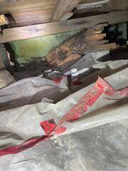 Crawl space encapsulation in Saint-Jean-de-l'Île-d'Orléans, Quebec