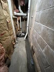 Drainage System Connected to Old Sump Pump