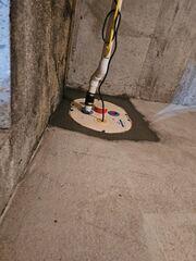 SuperSump Sump Pump in Crawl Space