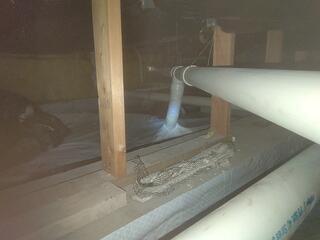 Vapor Pipe Penetration