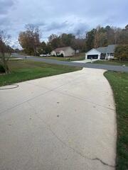 Driveway Before Repair - Visible Cracking in Asheboro, NC