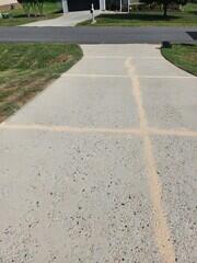 Driveway After Crack Repair - Restored Surface in Asheboro, NC