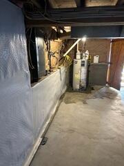 New CleanSpace Wall, WaterGuard, Slab Floor