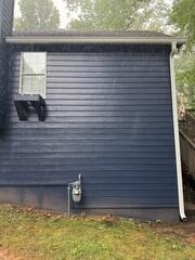 New gutter & downsouts