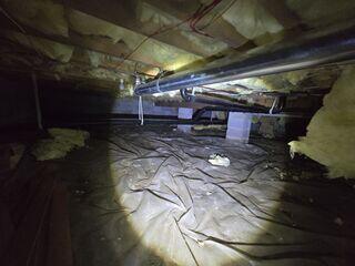Damp Crawl Space