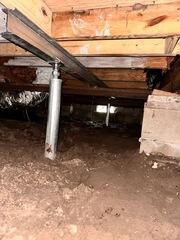 New Support Jack and Beam Installation