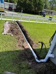 Installing a New Drainage Line