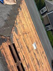 Rotted decking needs replacement