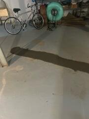 WaterGuard™ typically goes along the interior perimeter. In this case, the lowest point of the basement happened to be in the middle. Placing the pipes where the water goes will ensure it collects all of the water.