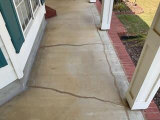 Porch Lifted and Level