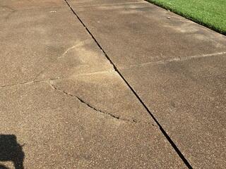 Driveway Sinking