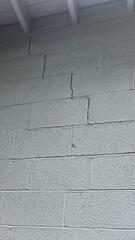 Exterior Block Wall Cracking
