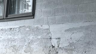 Exterior Wall Crack