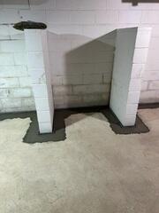 Our WaterGuard™ System is laid above the footing to prevent the soil from clogging.