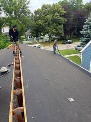 Removing the nails and checking the decking