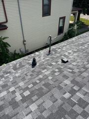 Installing around the vents