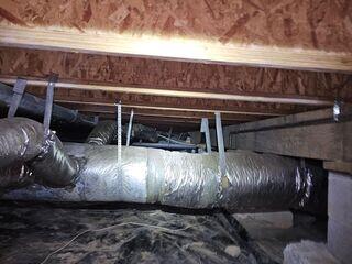 Crawl Space During Inspection