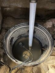 Open Sump Pit in Loveland, OH
