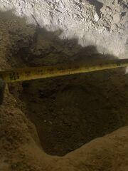 Pit dug
