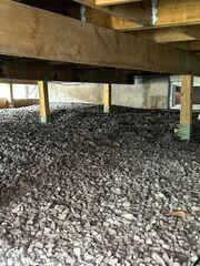 A complete crawl space transformation in Deschaillons-sur-Saint-Laurent, Quebec