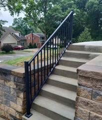 Aluminum Black Railing.