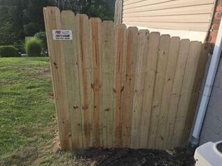 6' Privacy Natural Pressure Treated Pine
