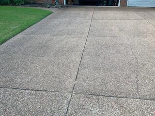 Concrete Driveway Cracked and Sinking