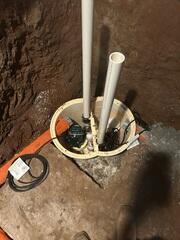 Assembling the Sump Pump