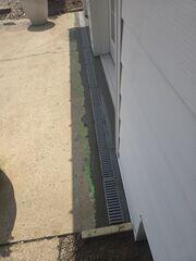 Channel Drain Installation for Surface Water Control - Burlington, NC
