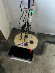 TripleSafe Sump Pump Installation - Fellowship Hall Basement, Raleigh, NC