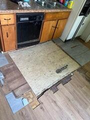 Replaced Portion of Subfloor