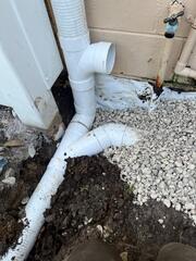 Drainage Line Installation to Protect Foundation - Jacksonville, FL