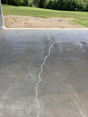 Concrete Crack Repaired