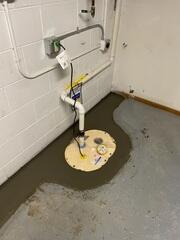 Completed Sump Pump System
