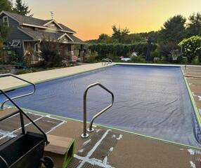 Pool Deck Mid-Installation