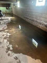 Basement Floor Covered In Water