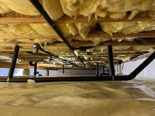 Finished Encapsulated Crawlspace - Clean, Dry, and Protected in Prescott, AZ
