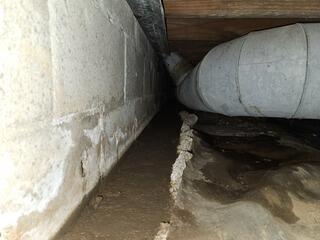Wet Crawl Space