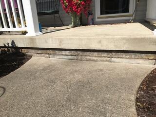 Settling Concrete in Georgetown, OH