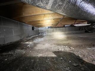 Dirt Crawl Space