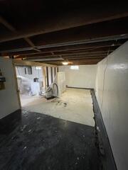Basement Transformation During Waterproofing Project