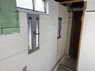 GeoLock will stabilize and straighten this wall over time!