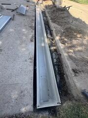 Channel Drain Placement