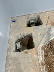 Access Points Created for Push Pier Installation - Show Low, AZ