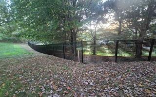 Black Aluminum Fence in Cranberry Twp, PA